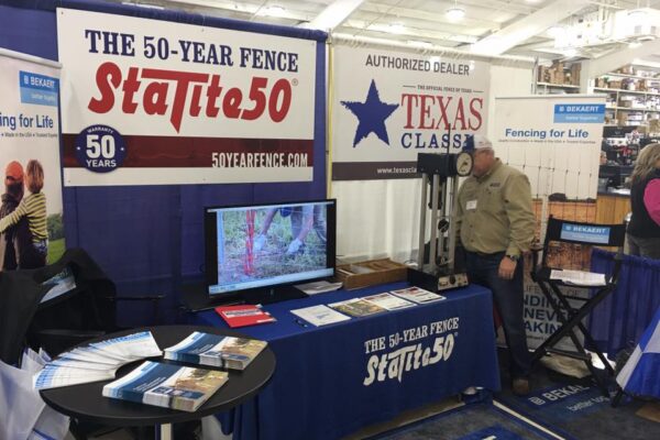 50-Year Fence Trade Show Booth